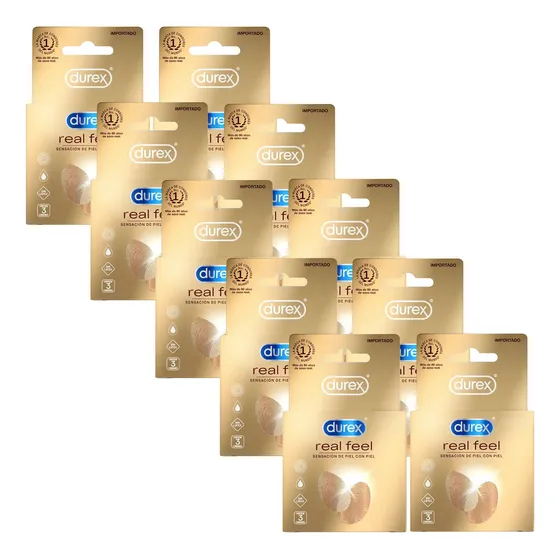Durex Real Feel X 30 Condones - Unidad a $149925