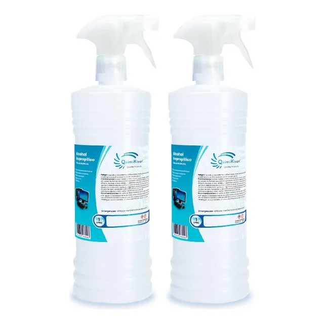 Alcohol Isopropílico Puro 99.89% - 2 Litros C/atomizador Qk