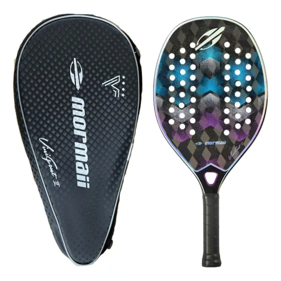 Mormaii Vini Font II 2024 Color Roxo/Azul Raquete Beach Tennis Capa
