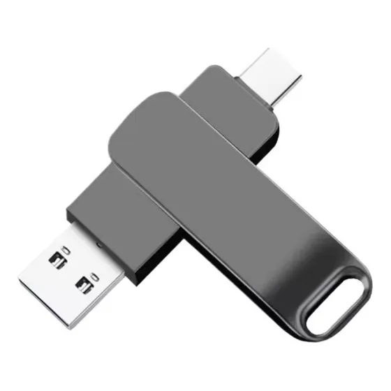 Unidade Flash Usb À Prova D'água 2 Em 1 Tipo C De 1 Tb