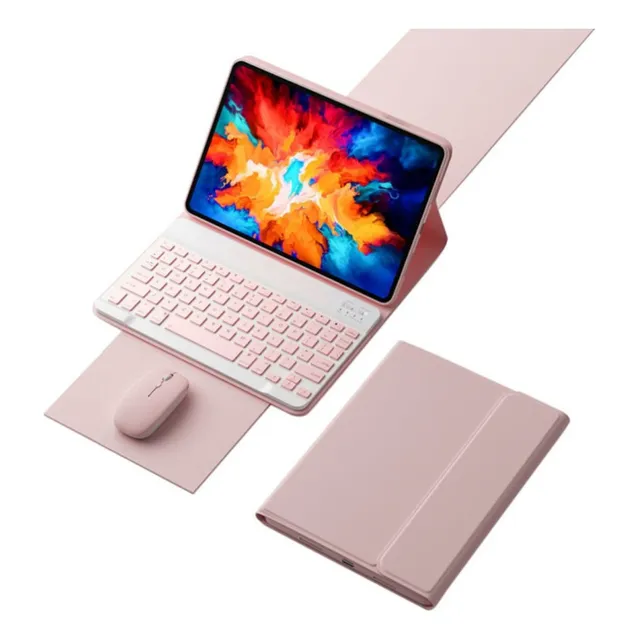 J Funda De Tablet Con Teclado Y Ratón Para Lenovo Tab P11