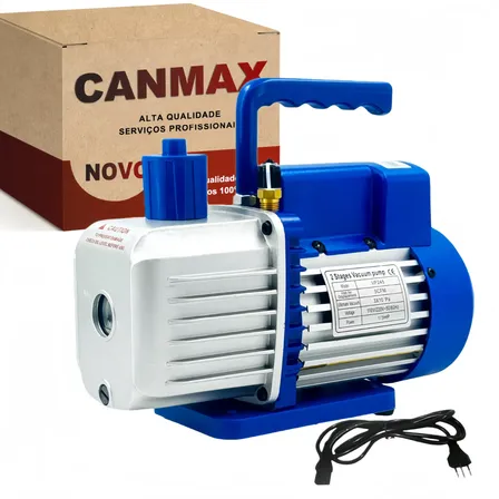 Bomba De Vácuo 5 Cfm 1/3hp Duplo Estagio Bivolt 110v/220v 110v/220v