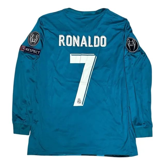 Camiseta Real Madrid Retro 2017/2018 Ronaldo Playera