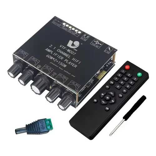 Aiyima A07 Pro Tpa3255 Amplificador Estéreo Bluetooth Wx2 D Black
