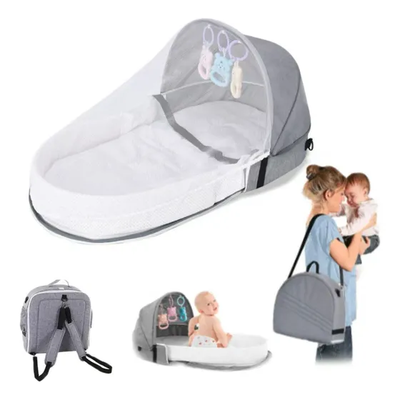 Cuna Moisés Plegable Portátil Mosquitero Bebe Colchon Niños