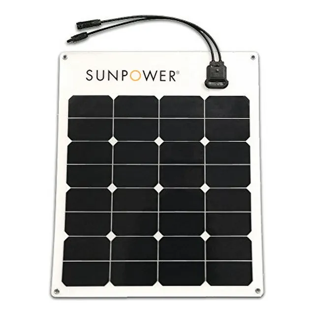 Panel Solar Monocristalino Flexible De Alta Eficiencia 50w