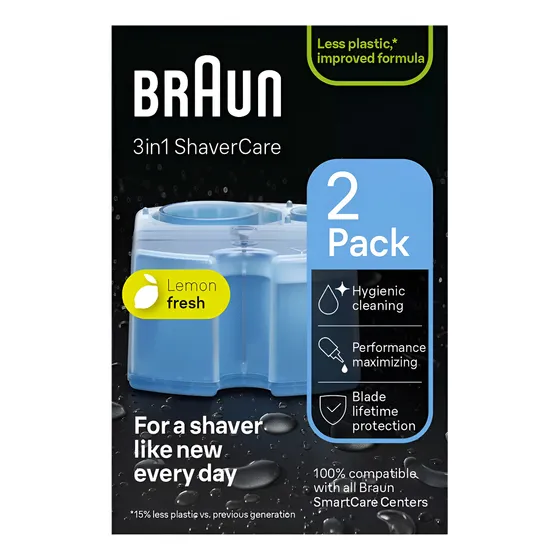 Repuesto Cartuchos De Limpieza Braun Clean & Renew Ccr2