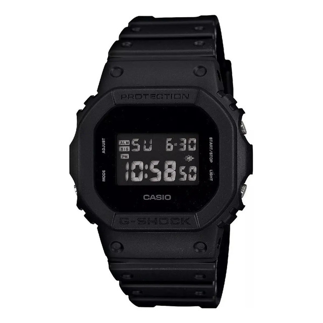 Relógio Casio Masculino G-shock Digital Preto Dw-5600bb-1dr Preto