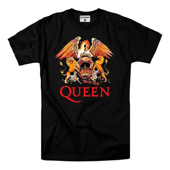 Franela Queen Banda De Rock Estampada Algodón Dama Caballero