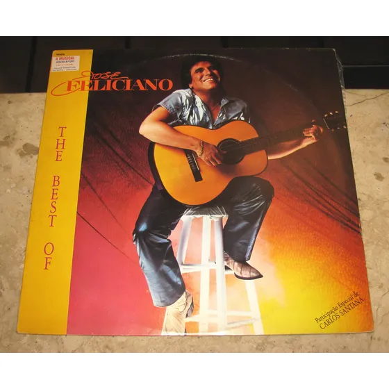 Lp Jose Feliciano - Best (1986) C/ Santana