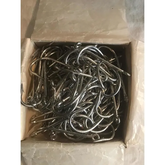 Anzuelos=yamamoto=100 Piezas=japón=6,7 Cm.largo=caja Sin Tap