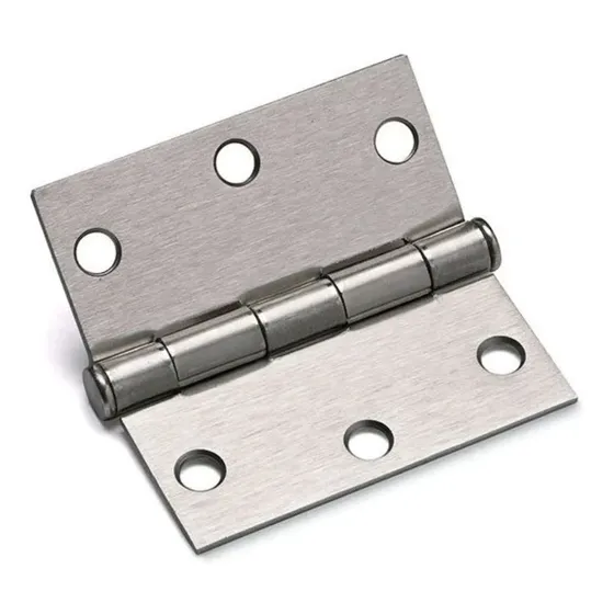 Set 6 Bisagra Puerta Níquel Satinado Acero 3'' X 3''