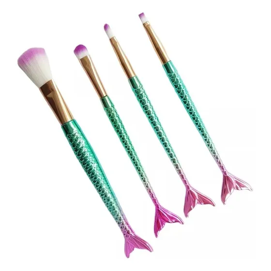 Set De Brochas Sirena X4 Super Suaves