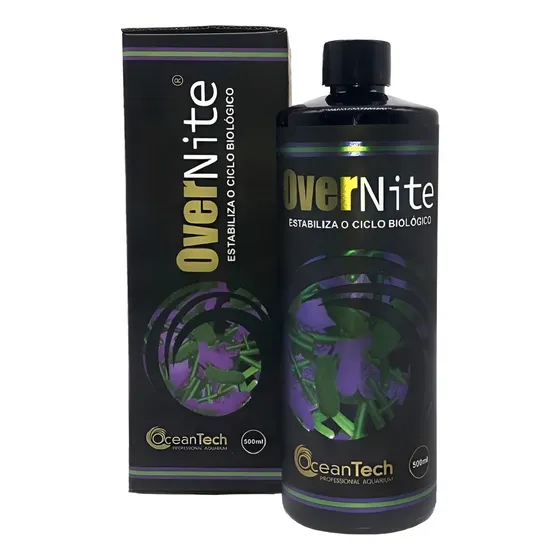 Estabilizador Biológico Aquário Ocean Tech Over Nite 500ml