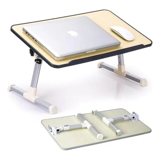 Mesa Escritorio Cama Notebook Laptop Computadora Portatil Pc Color Beige
