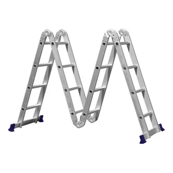 Escalera Multifunción Con Plataforma 4x4 Mor
