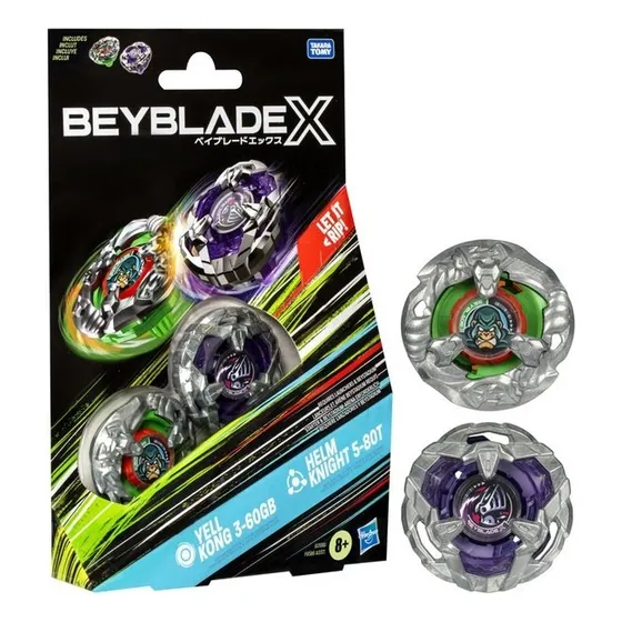Pack 2 Trompos Beyblade X Hasbro Takara Tomy