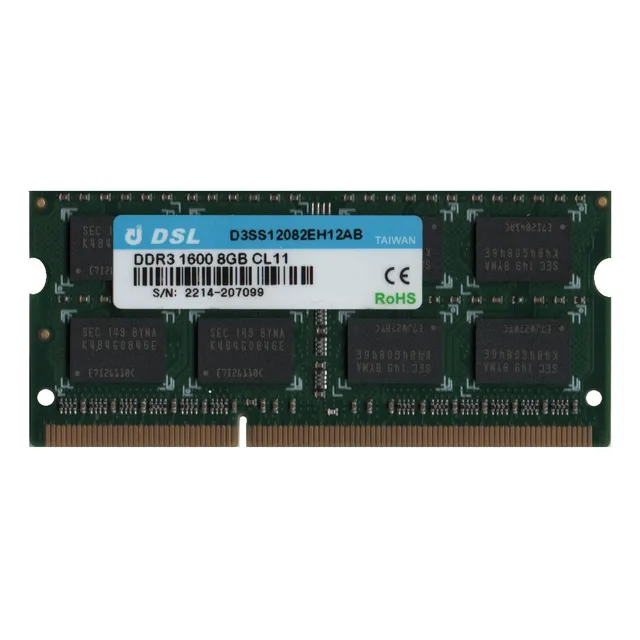 Memoria Sodimm Pc3 12800s 1600mhz Dsl 8gb 1.5v Envios