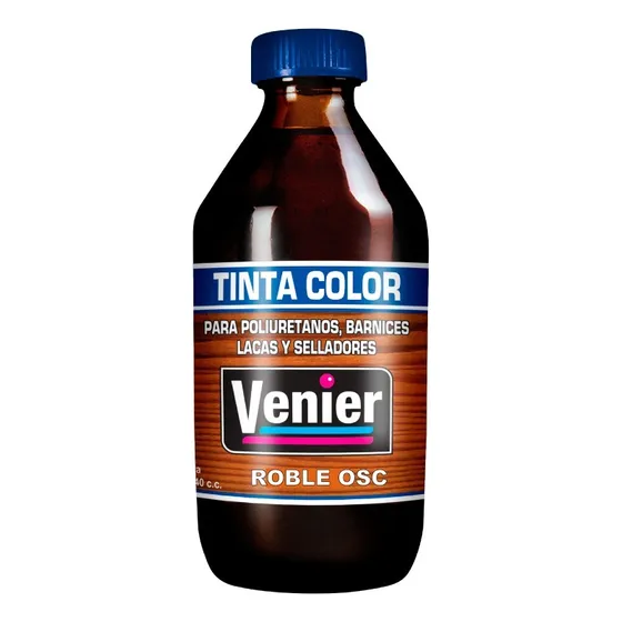 Tinta Para Madera Venier | + 7 Colores | 240 Cc Color Roble Oscuro
