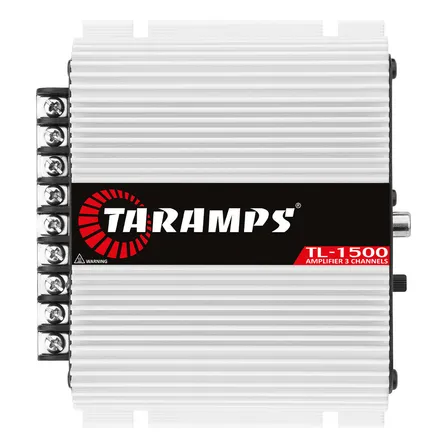 Modulo Taramps Tl 1500 Amplificador 390w 2 Ohms Rca E Entrada Fio Tl1500 2 Canais Estéreo 95 Watts Rms 2 Ohms E 1 Canal... Branco