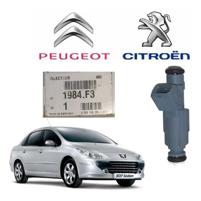 1984f3 Inyector Gasolin Motor 2.0 Peugeot 206 307 Citroen C4