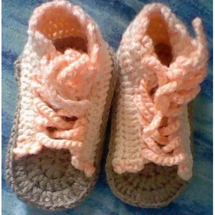 Escarpines-sandalias Gladiadoras Para Bebés Hembras Crochet