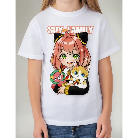 Remera Camiseta Spy X Family Anya En Varios Colores