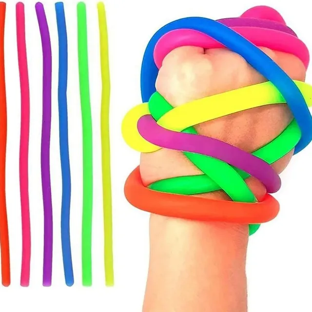 Monkey Noodles Fideo Anti Stress Cuerda Que Se Estira 