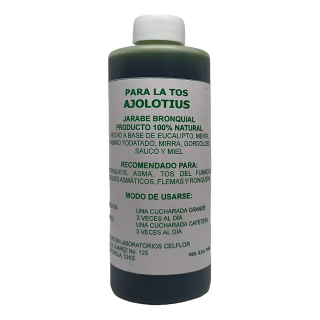 Jarabe Ajolotius 100% Natural 240ml