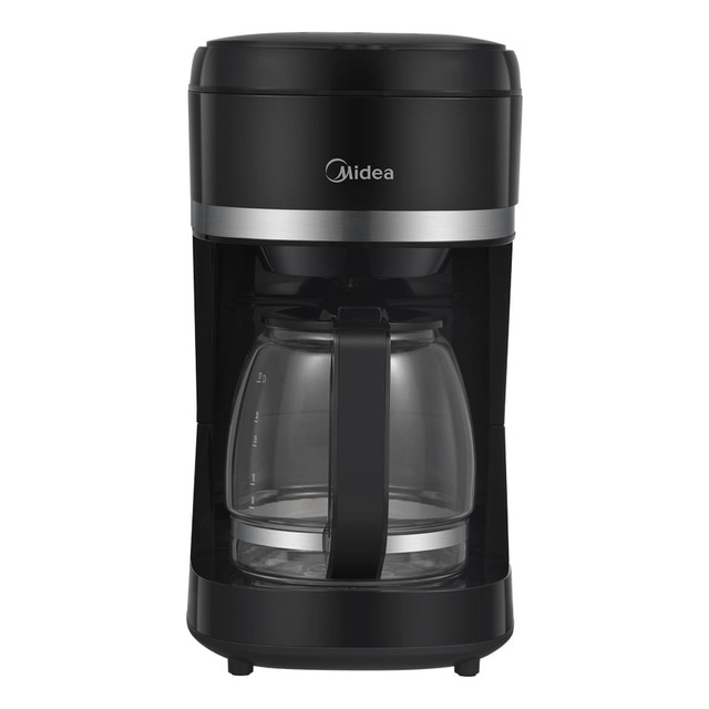 Cafeteira Elétrica Preta 1,5l Midea 37 Xícaras Jarra De Vidro E Filtro Permanente 220 V Pr...