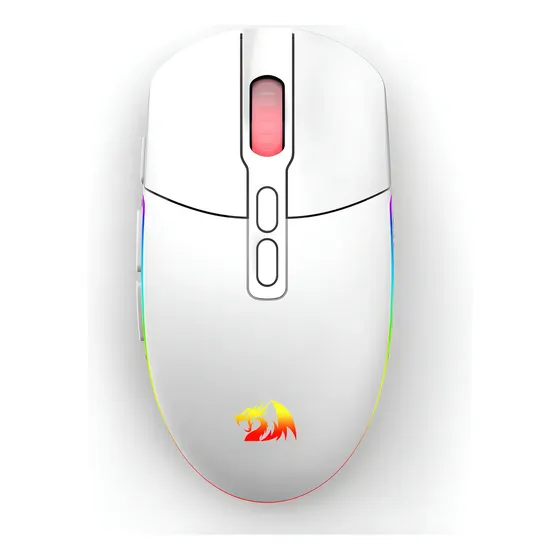 Mouse Gamer Redragon Invader Pro Rgb Branco M719w-rgb-pro