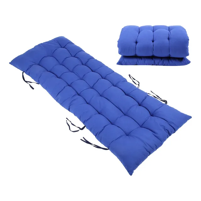Cojín Largo Para Silla Reclinable De Ratán Mecedora Plegable