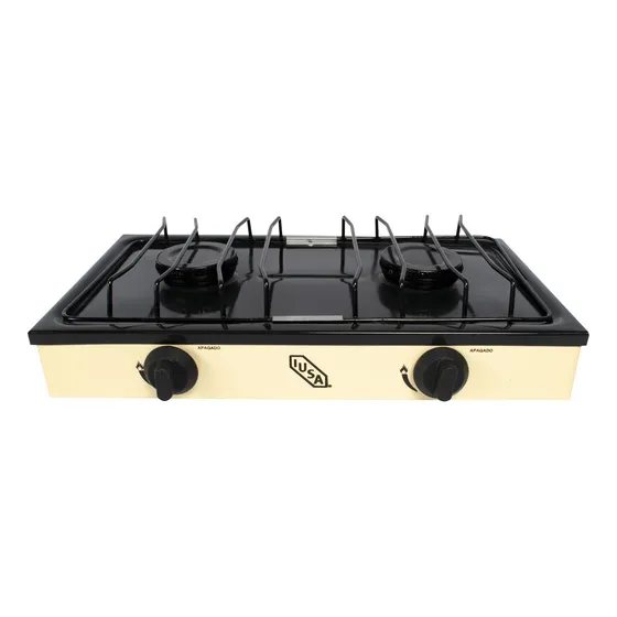 Parrilla a gas Iusa Caper 2 quemadores avena