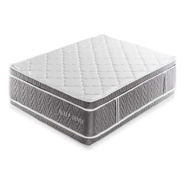Colchón Semidoble 120 Sleep Sense Ortopédico Resortado Relax