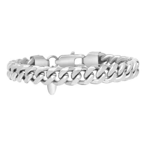 Pulsera De Hombre Náutica? Pulsera De Cadena De Eslabones Pl