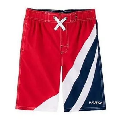Pantalon Bermuda Traje De Baño Niño Nautica - Talla 14/16