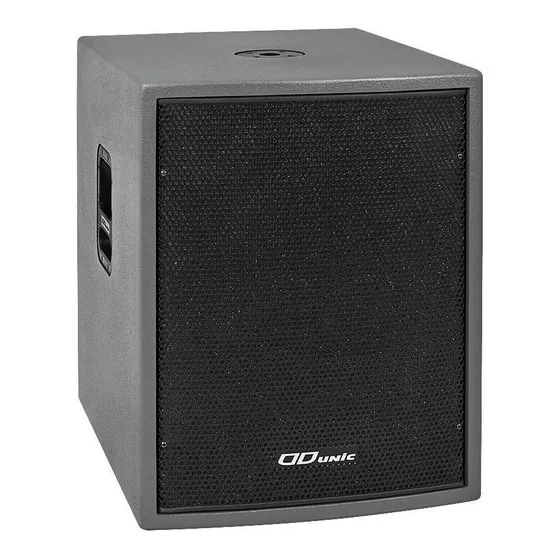 Sub Woofer Grave Ativo Unic-audthec Sb 2500a 18 Pol 1250wrms