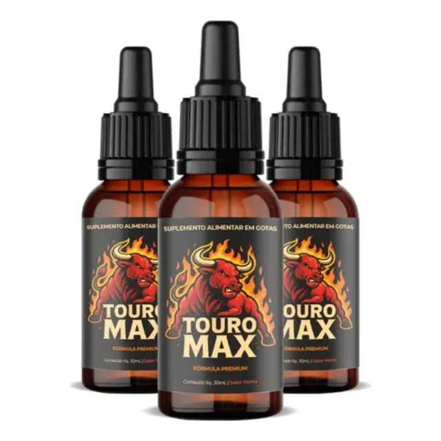3x Touro Max 30ml Original - Envio Imediato - Loja Oficial