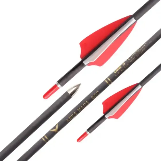 Flechas De Carbono Siege Spine 600 Arqueria X 3u