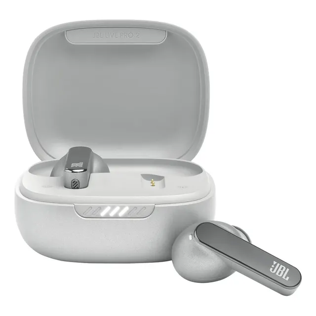Audífonos Inalámbricos Jbl Live Pro 2 Noise Cancelling 40 Hr Plateado