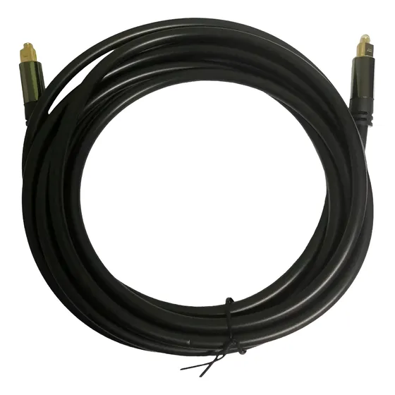 Cabo Óptico 5m Anti Interferência Fibra Tv - Home Theater