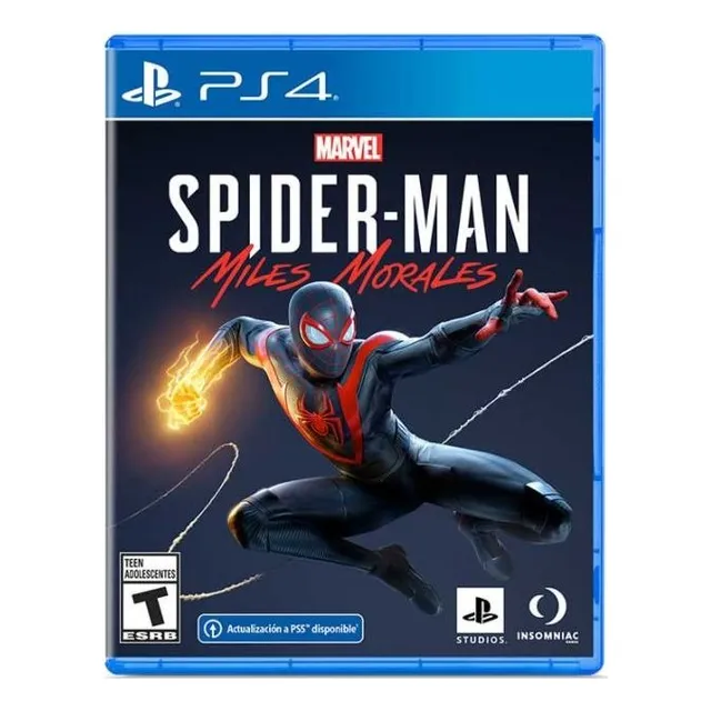 Spider-man Miles Morales Ps4/ps5 Físico Mejora Gráfica