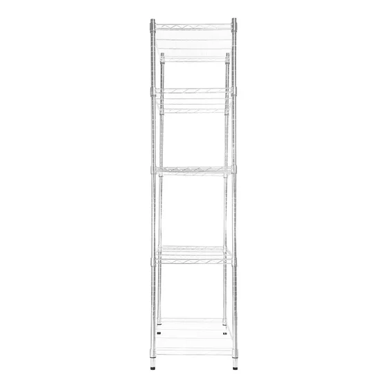 Estante De Metal 5 Niveles Trends Cromado, Envio Gratis