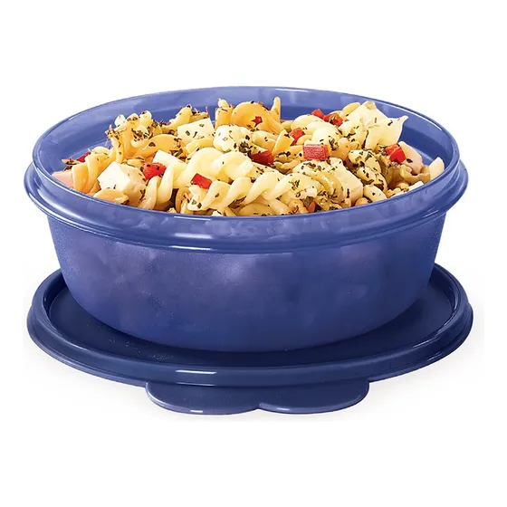 Tazón Recipiente Hermetico 650ml Tupperware Lujo Azul