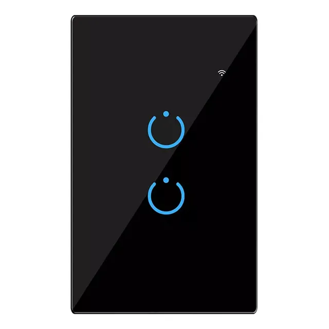 Interruptor Inteligente Wifi Universal Negro Alexa 2 Bandas
