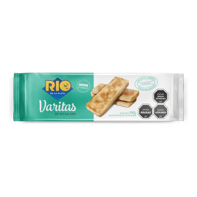 Galletas Varitas Río De La Plata 150 Grs