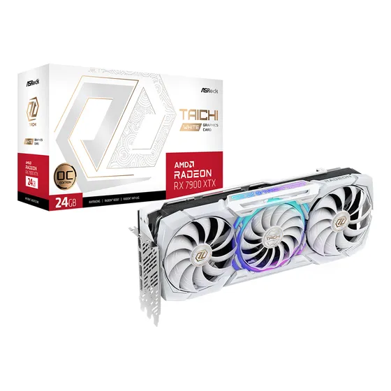 Tarjeta De Video Asrock Rx7900xtx Taichi Blanco Tcw 24gb