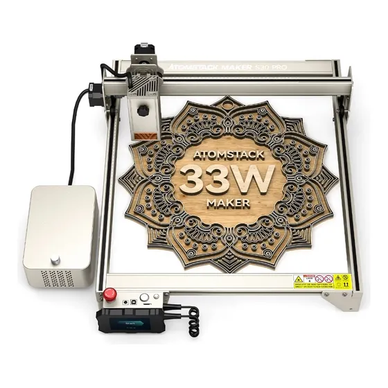 Máquina Atomstack S30 Pro, Grabadora Y Cortadora Laser Cnc 