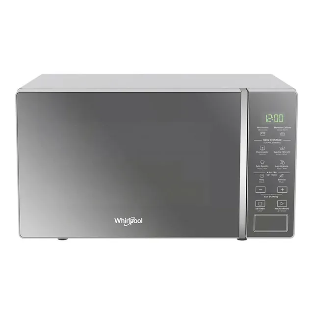 Horno De Microondas Whirlpool Wm1807d Plata 0.7 Ft3 20l Electrico De Mesa Plato Estante