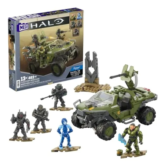 Mega Halo The Series Vehicle Building Toys Set,